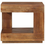 Mesa de centro de madera maciza de acacia 45x45x40 cm