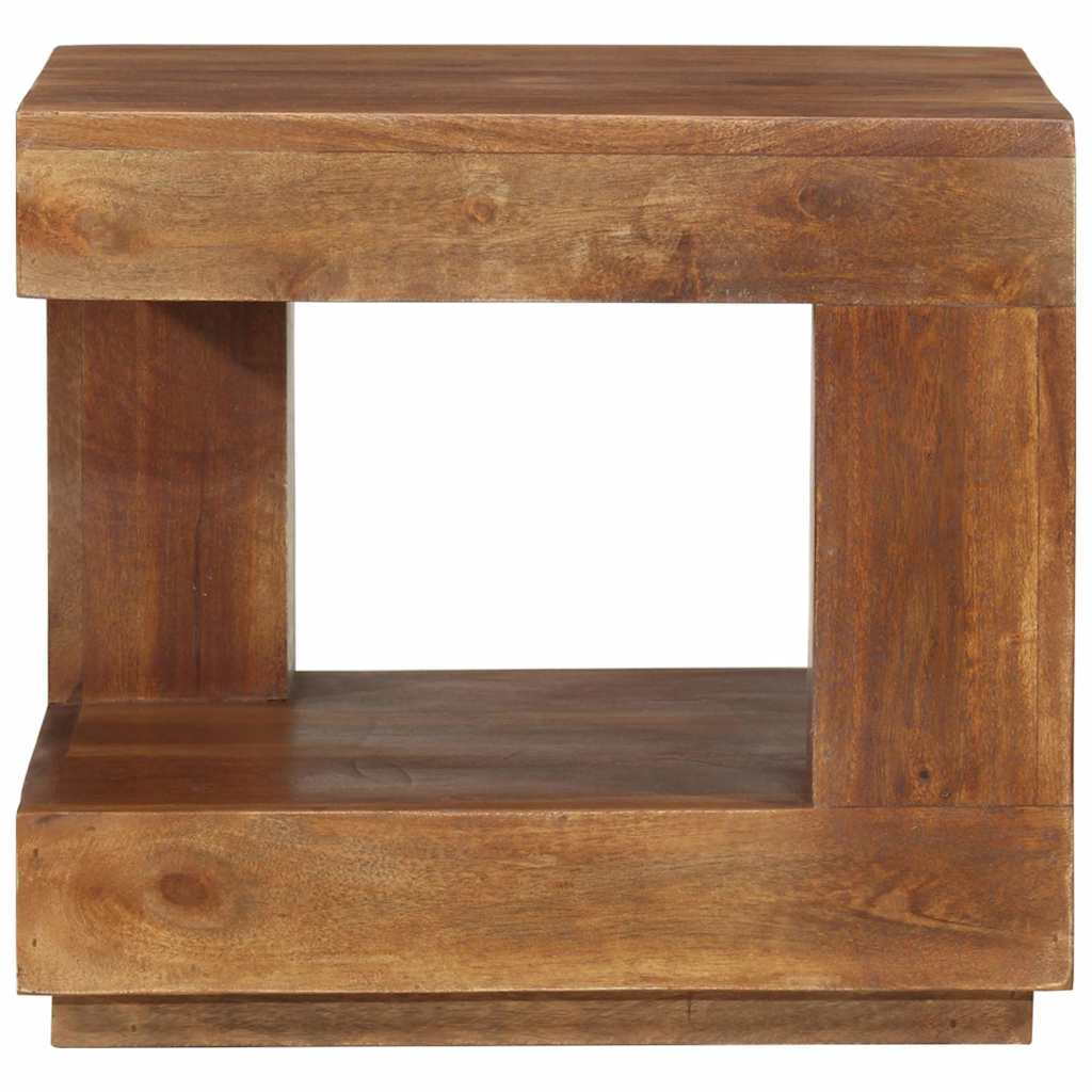 Mesa de centro de madera maciza de acacia 45x45x40 cm