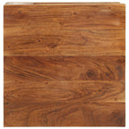 Mesa de centro de madera maciza de acacia 45x45x40 cm
