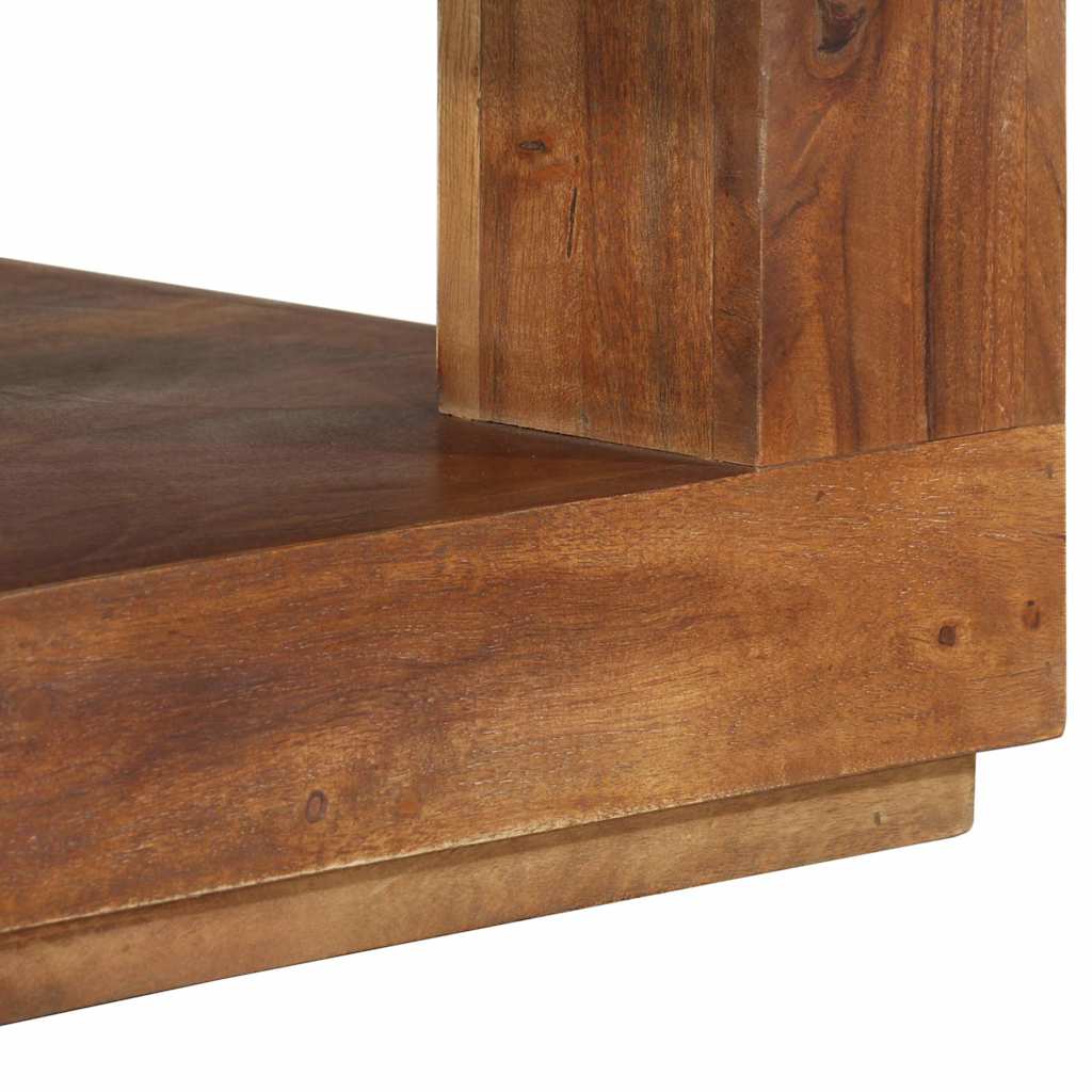 Mesa de centro de madera maciza de acacia 45x45x40 cm