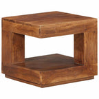 Mesa de centro de madera maciza de acacia 45x45x40 cm