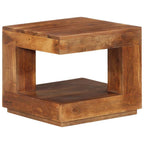 Mesa de centro de madera maciza de acacia 45x45x40 cm