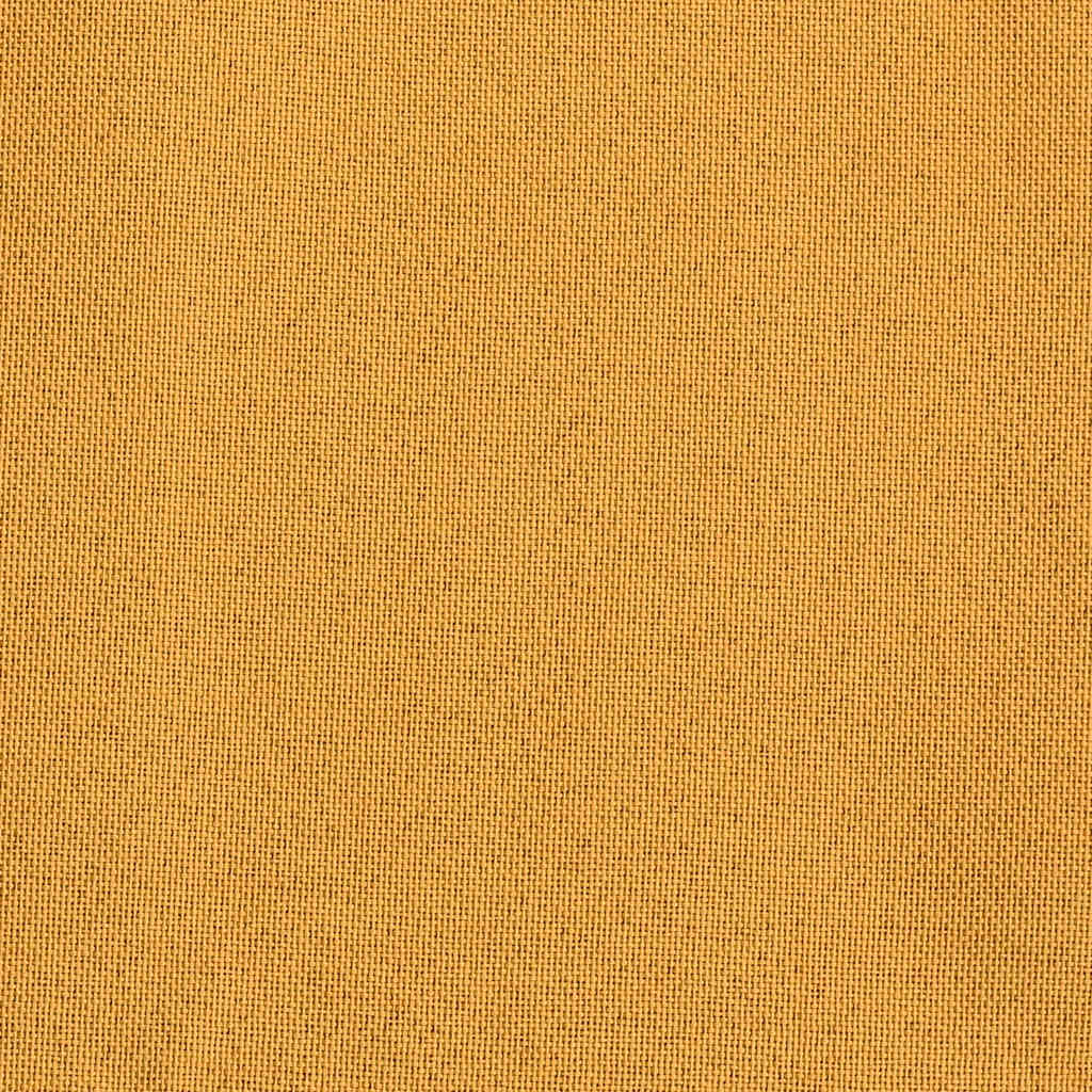 Cortina opaca con ganchos look de lino amarillo 290x245 cm
