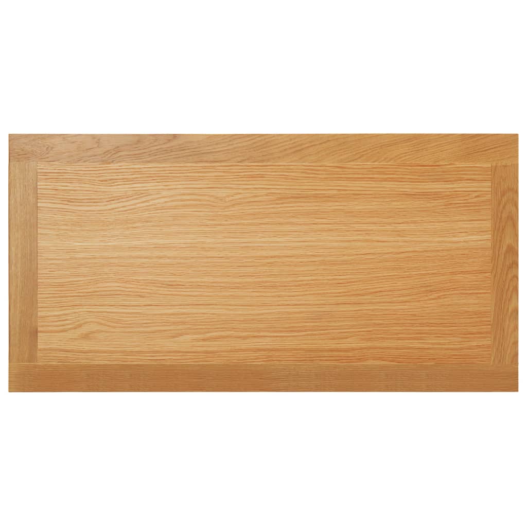 Mesa de centro de madera maciza de roble 90x45x40cm
