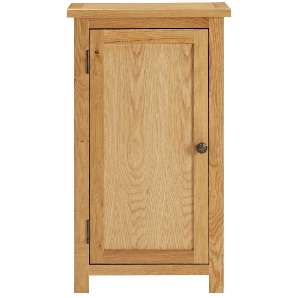 Aparador de madera de roble maciza 45x32x85 cm