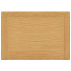 Aparador de madera de roble maciza 45x32x85 cm