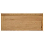 Botellero para 11 botellas de vino 80x32x80 cm madera de roble