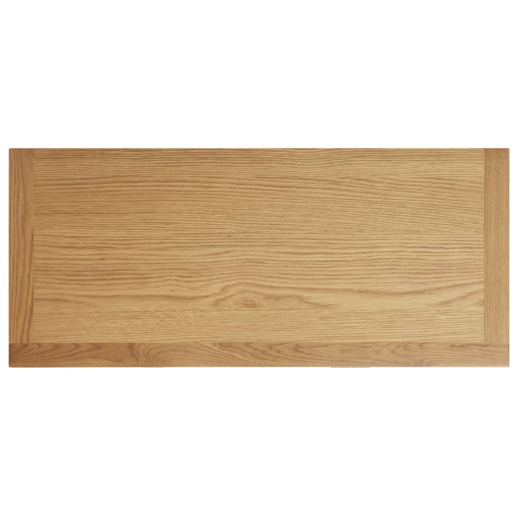 Cajonera de madera de roble macizo 80x35x75 cm