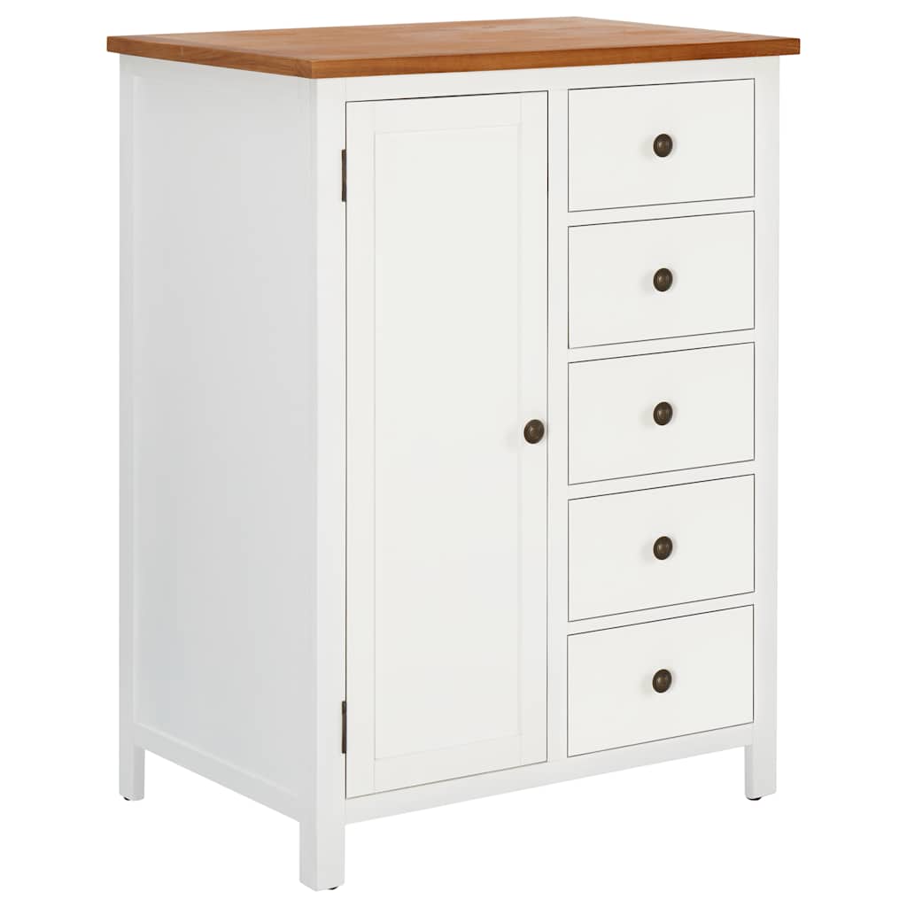 Armario de madera maciza de roble 76x52x105 cm