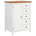 Armario de madera maciza de roble 76x52x105 cm