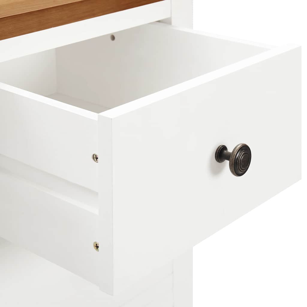 Armario de madera maciza de roble 76x52x105 cm