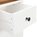 Armario de madera maciza de roble 76x52x105 cm