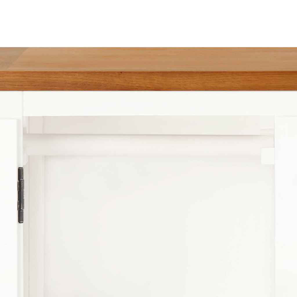 Armario de madera maciza de roble 76x52x105 cm