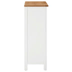 Mueble botellero de madera maciza de roble 72x32x90 cm