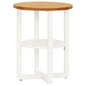 Mesita auxiliar de madera de roble maciza 40x50 cm