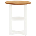 Mesita auxiliar de madera de roble maciza 40x50 cm