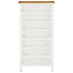 Botellero de madera maciza de roble 56x32x110 cm
