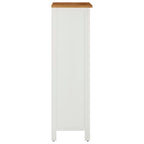 Botellero de madera maciza de roble 56x32x110 cm