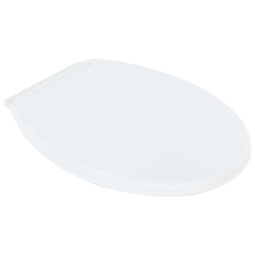 Inodoro sin borde, 7 cm altura extra, cierre suave, cerámica blanca
