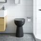 Rimless toilet, 7 cm extra height, soft close, white ceramic
