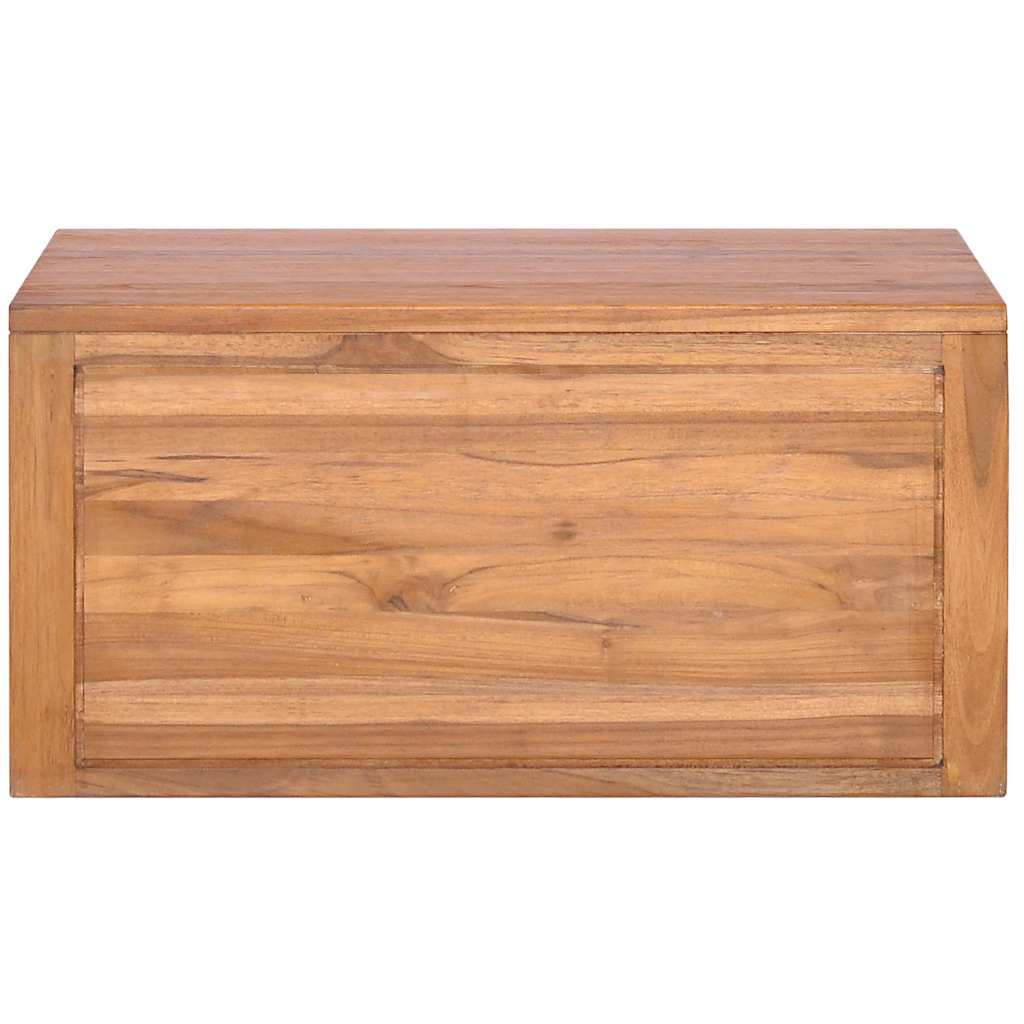 Mueble de baño de pared madera maciza de teca 60x45x30 cm