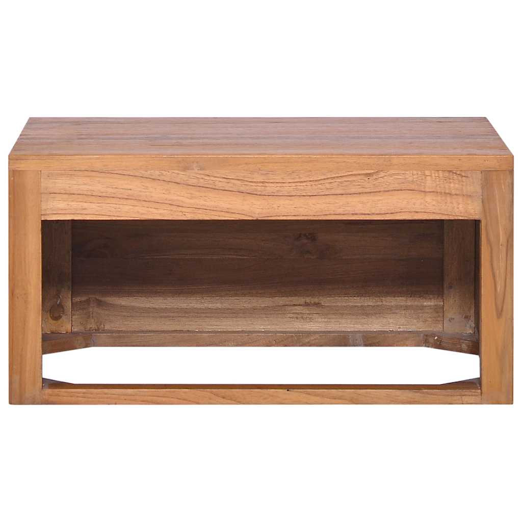 Mueble de baño de pared madera maciza de teca 60x45x30 cm