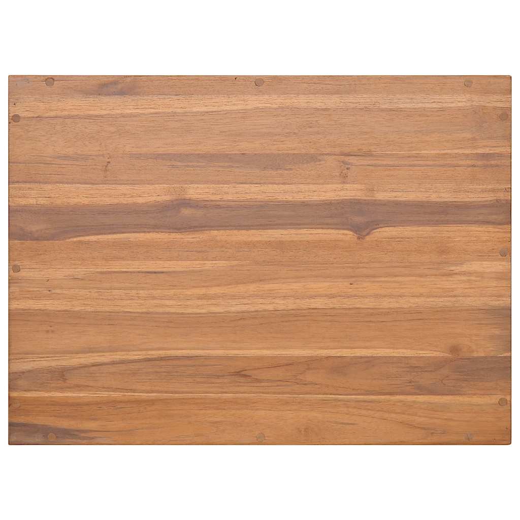 Mueble de baño de pared madera maciza de teca 60x45x30 cm