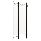 Biombo divisor de 3 paneles blanco 120x180 cm
