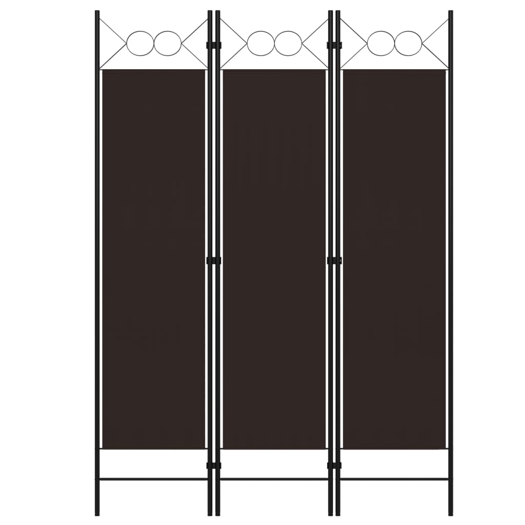Biombo divisor de 3 paneles blanco 120x180 cm