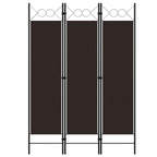 Biombo divisor de 3 paneles blanco 120x180 cm