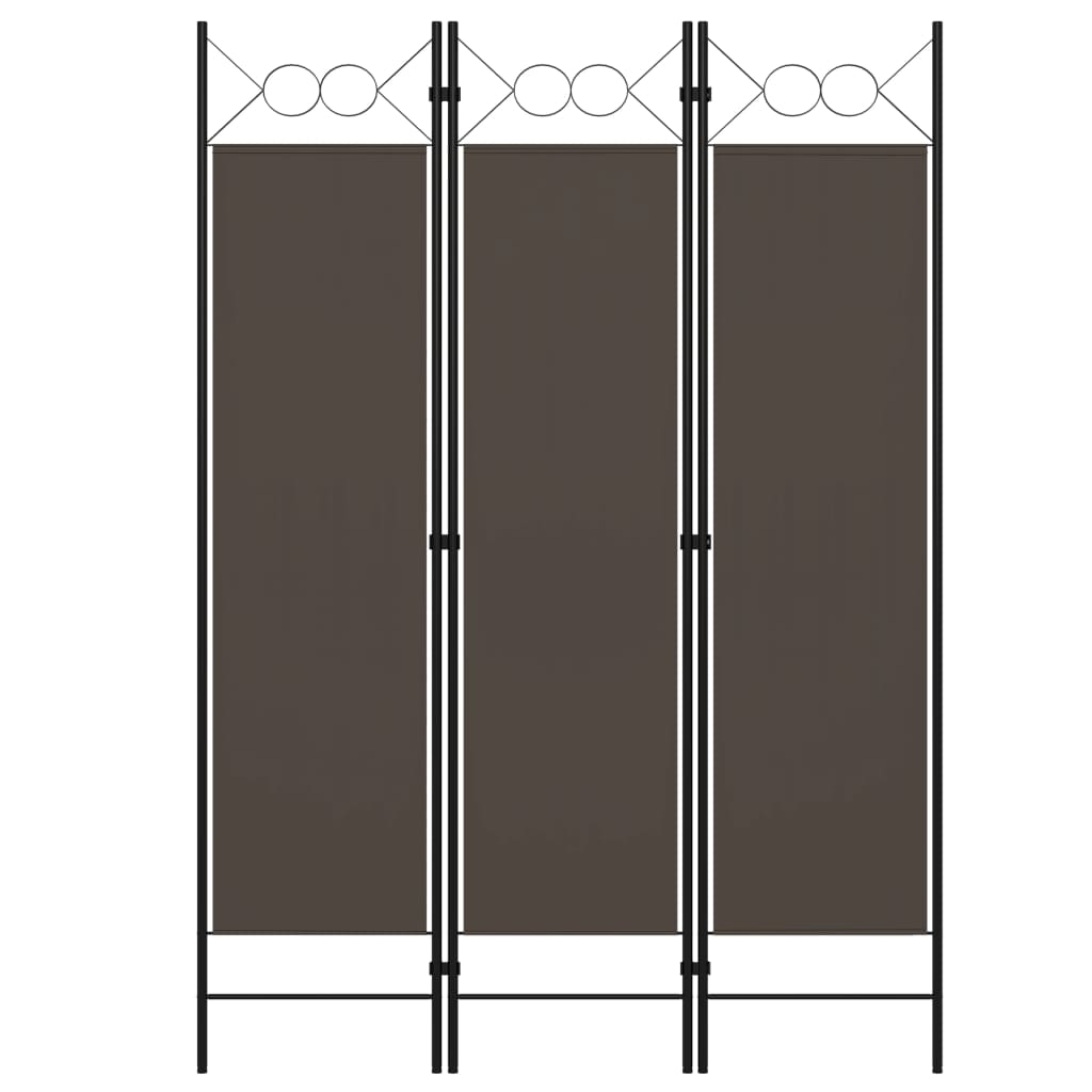 Biombo divisor de 3 paneles blanco 120x180 cm