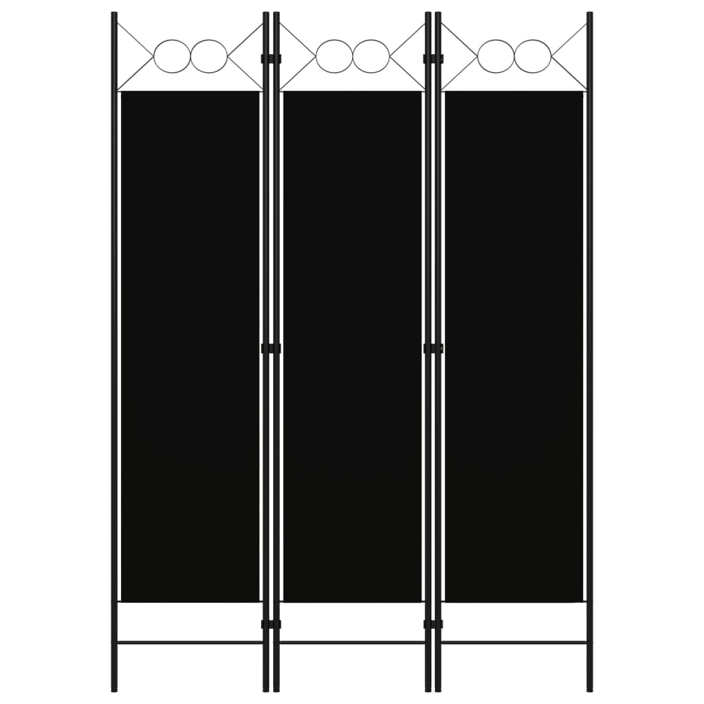 Biombo divisor de 3 paneles blanco 120x180 cm