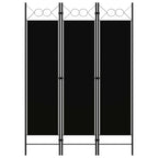 Biombo divisor de 3 paneles blanco 120x180 cm