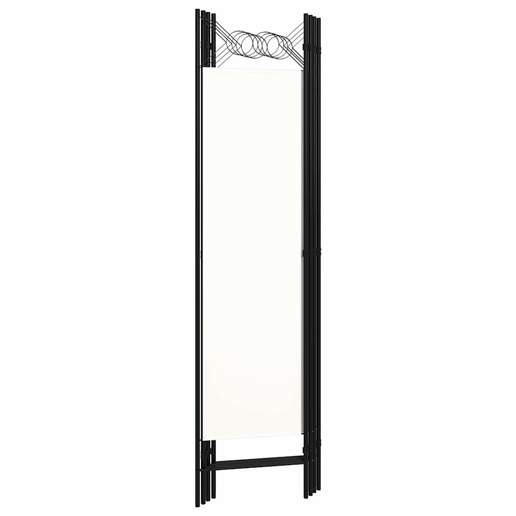 Biombo divisor de 4 paneles blanco 160x180 cm