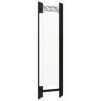 Biombo divisor de 5 paneles blanco 200x180 cm