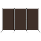 Biombo divisor de 3 paneles blanco 120x180 cm