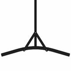 Biombo de tela negro 175x180 cm