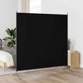 Biombo de tela negro 175x180 cm