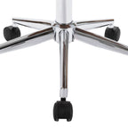 Sillas de comedor giratorias 6 uds cuero sintético blanco