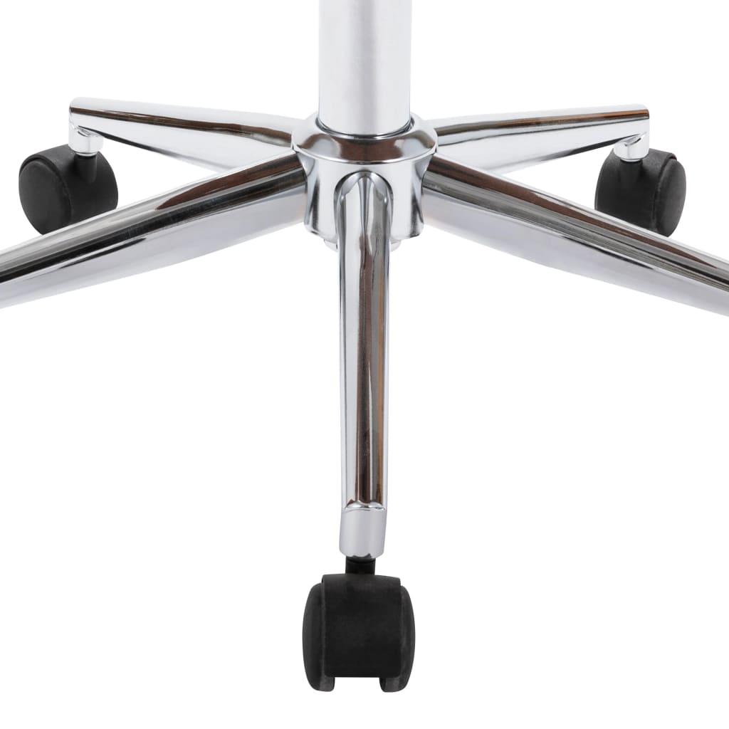 Sillas de comedor giratorias 6 uds cuero sintético blanco