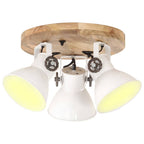 Lámpara de techo industrial 25 W blanco 42x27 cm E27