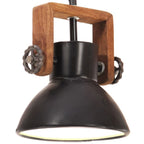 Lámpara colgante 25 W plateada redonda 48 cm E27