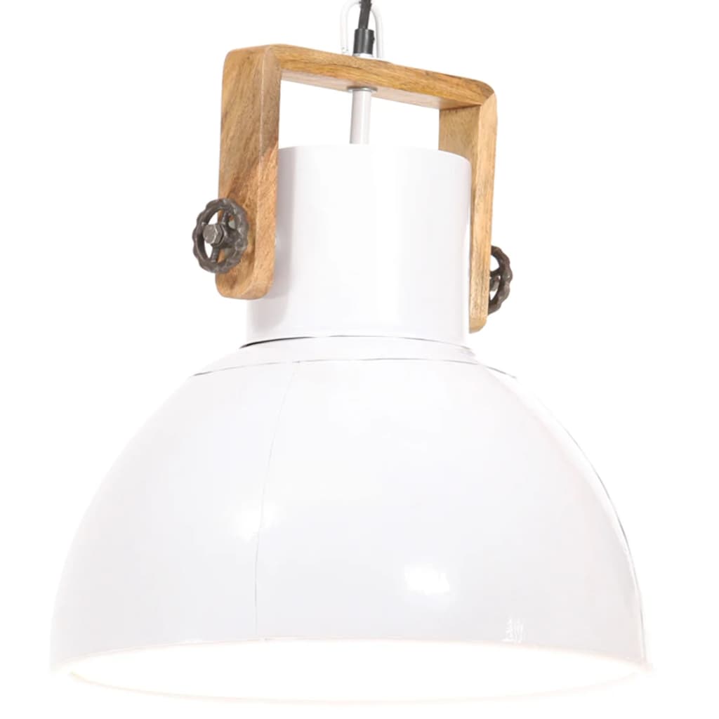 Lámpara colgante 25 W plateada redonda 48 cm E27