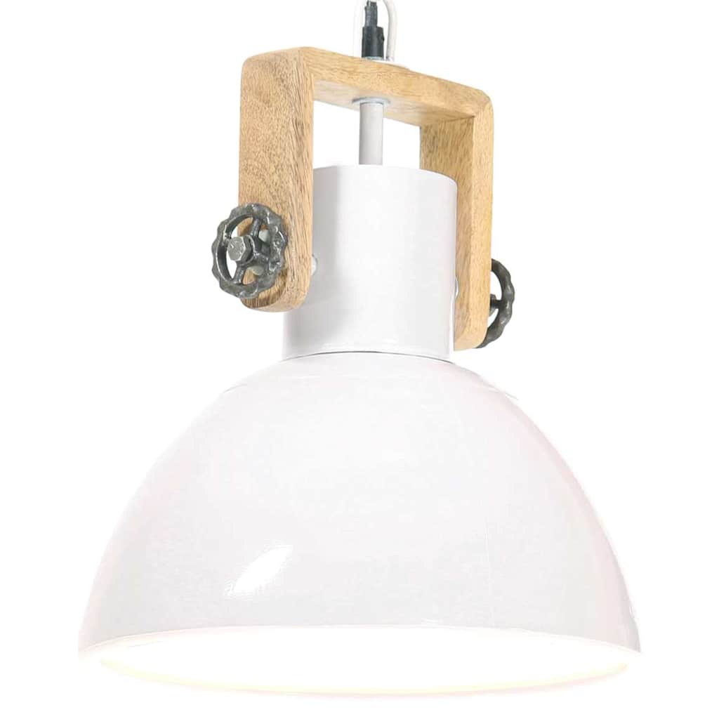 Lámpara colgante 25 W plateada redonda 48 cm E27