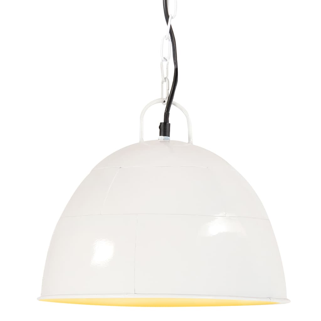Lámpara colgante 25 W plateada redonda 48 cm E27