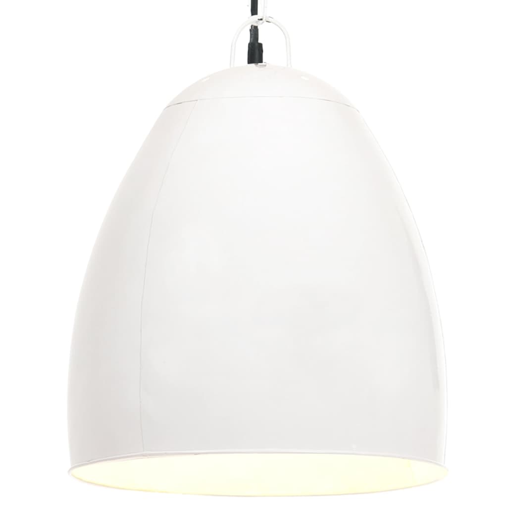 Lámpara colgante 25 W plateada redonda 48 cm E27