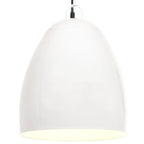 Lámpara colgante 25 W plateada redonda 48 cm E27