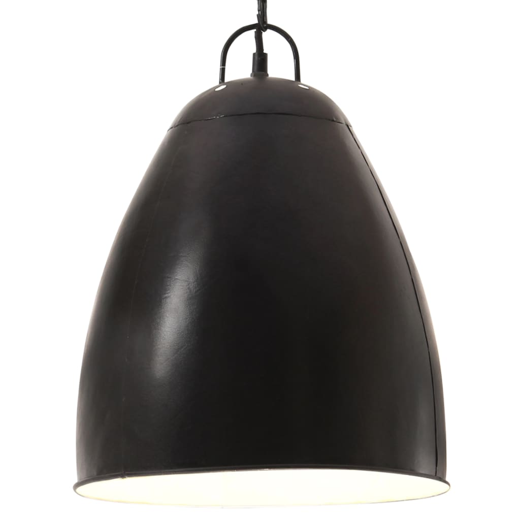 Lámpara colgante 25 W plateada redonda 48 cm E27