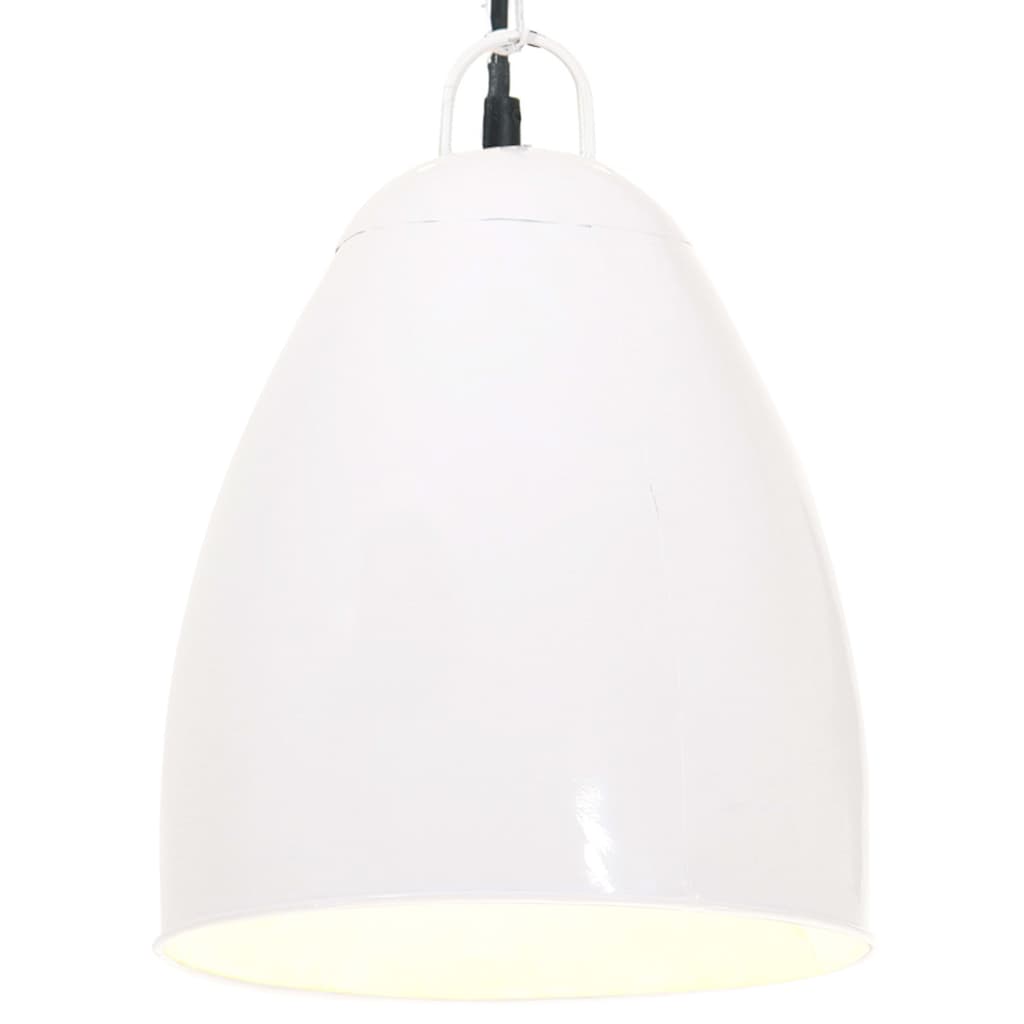 Lámpara colgante 25 W plateada redonda 48 cm E27