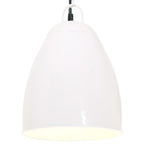 Lámpara colgante 25 W plateada redonda 48 cm E27